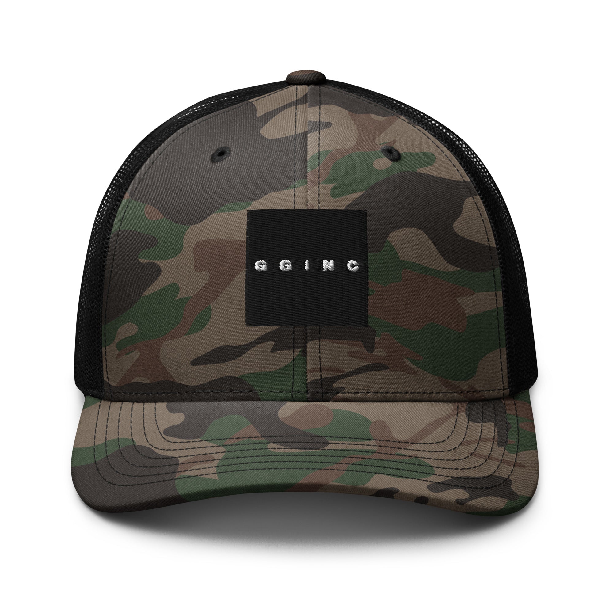Camouflage trucker hat