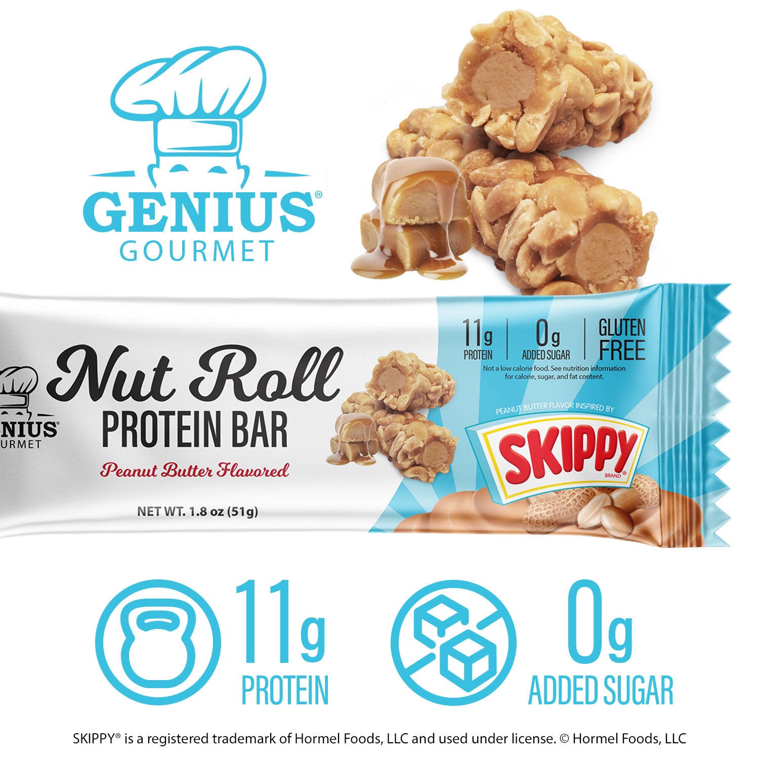 Protein Nut Roll Bar  - 10 Count