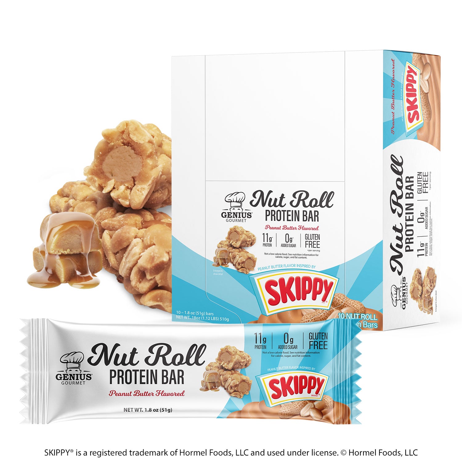 Protein Nut Roll Bar  - 10 Count
