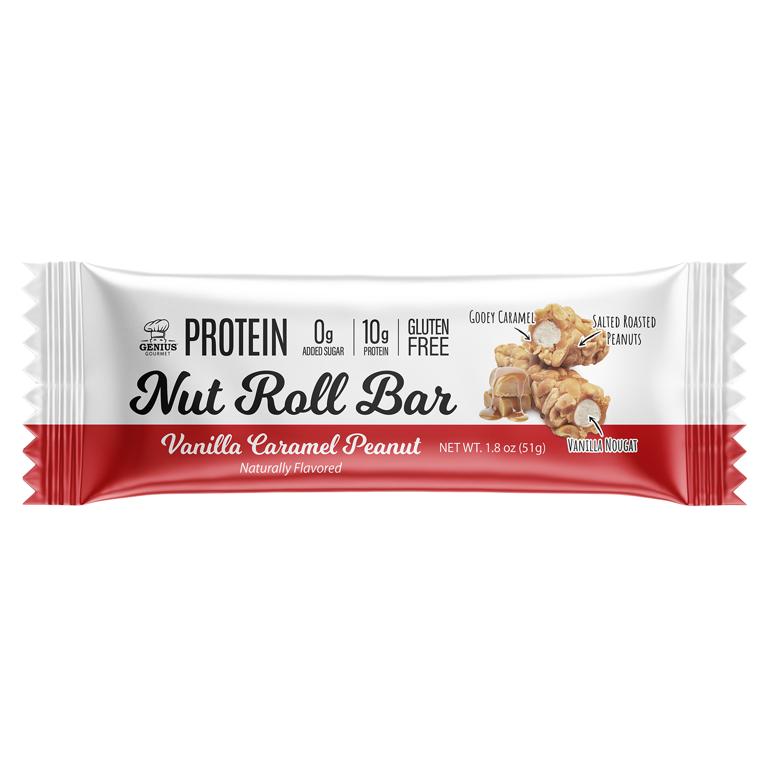 Protein Nut Roll Bar  - 10 Count