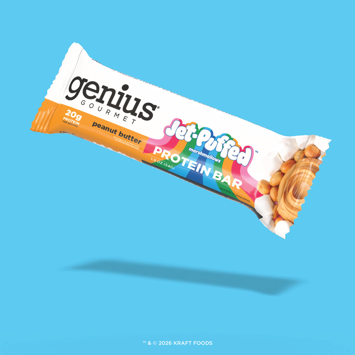 JET-PUFFED® Protein Bars Peanut Butter Marshmallow