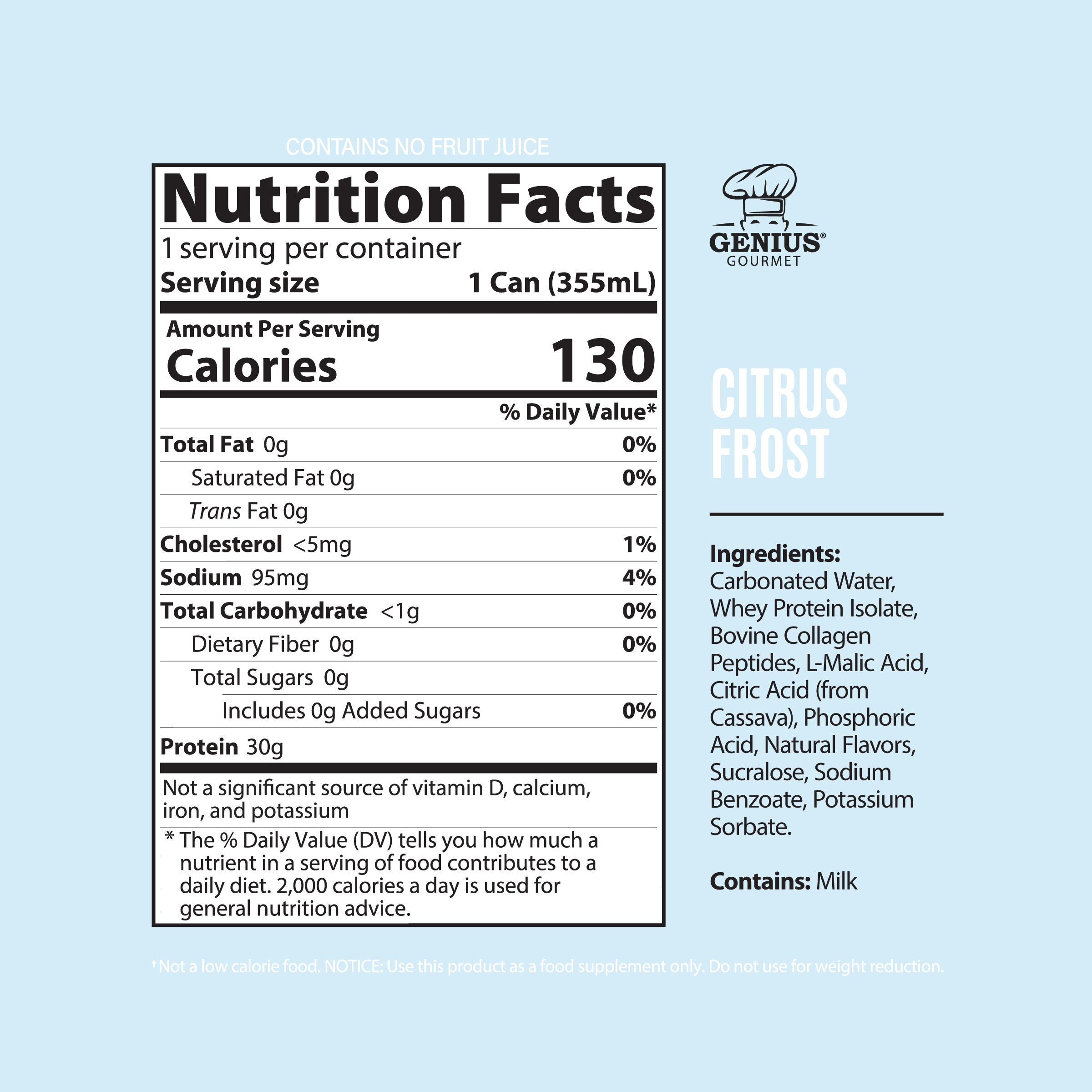 Sparkling Protein - Citrus Frost