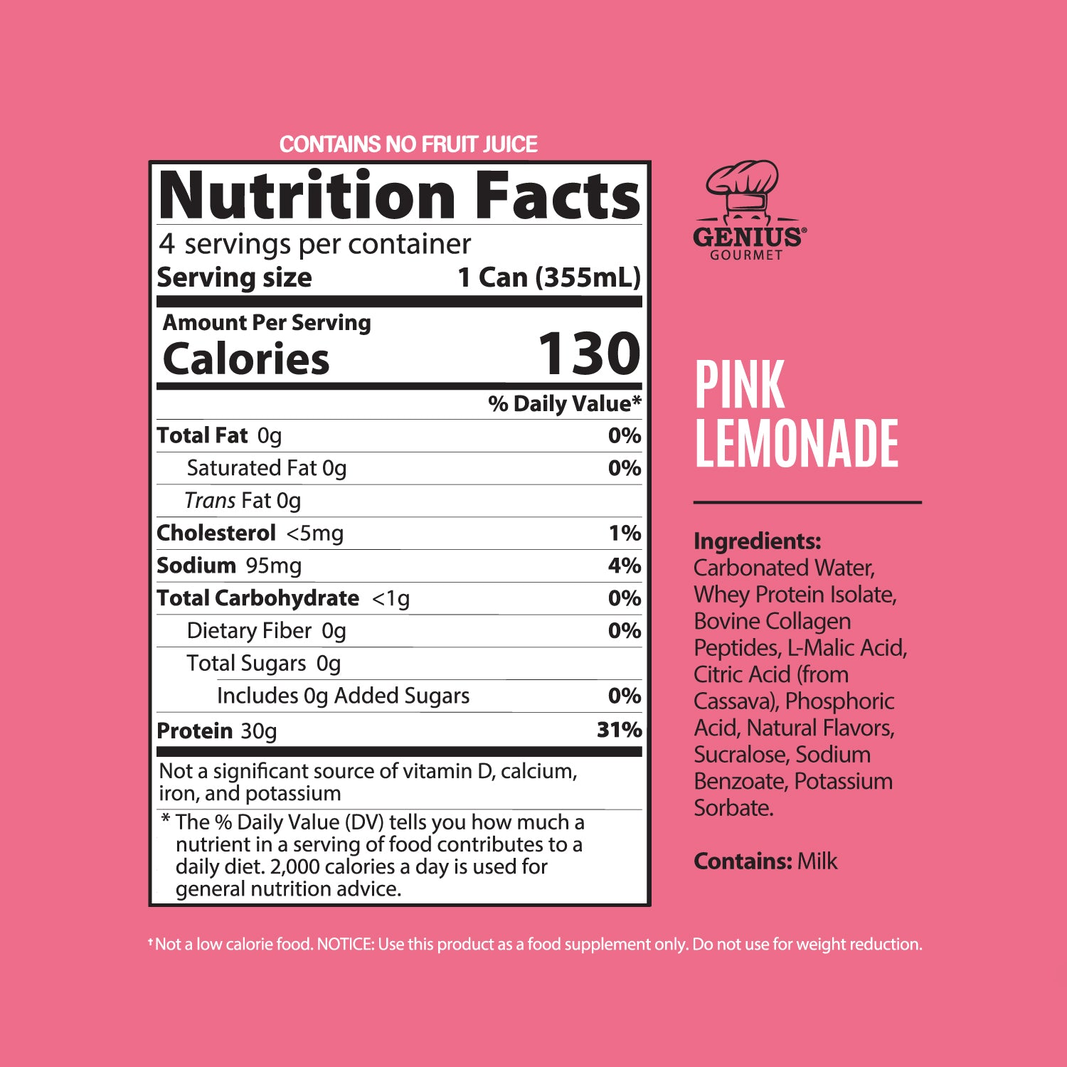 Sparkling Clear Protein - Pink Lemonade