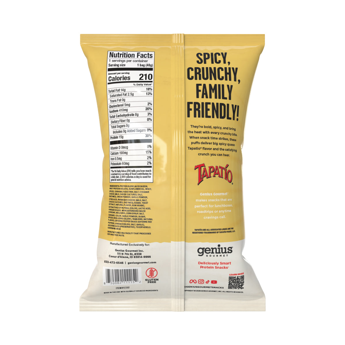 Protein Puffs - Tapatio Spicy Queso