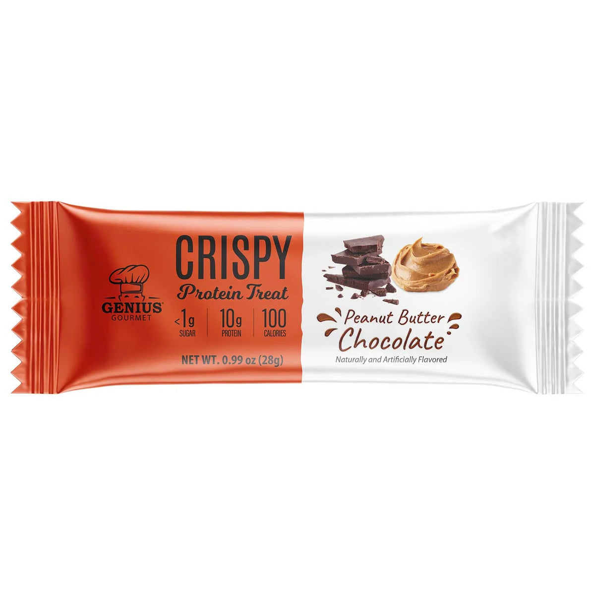 Crispy Protein Treat - Peanut Butter Chocolate - 10 Count