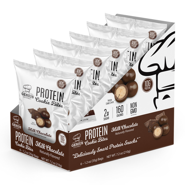 Genius Gourmet Protein Cookie Bites - Milk Chocolate – Genius