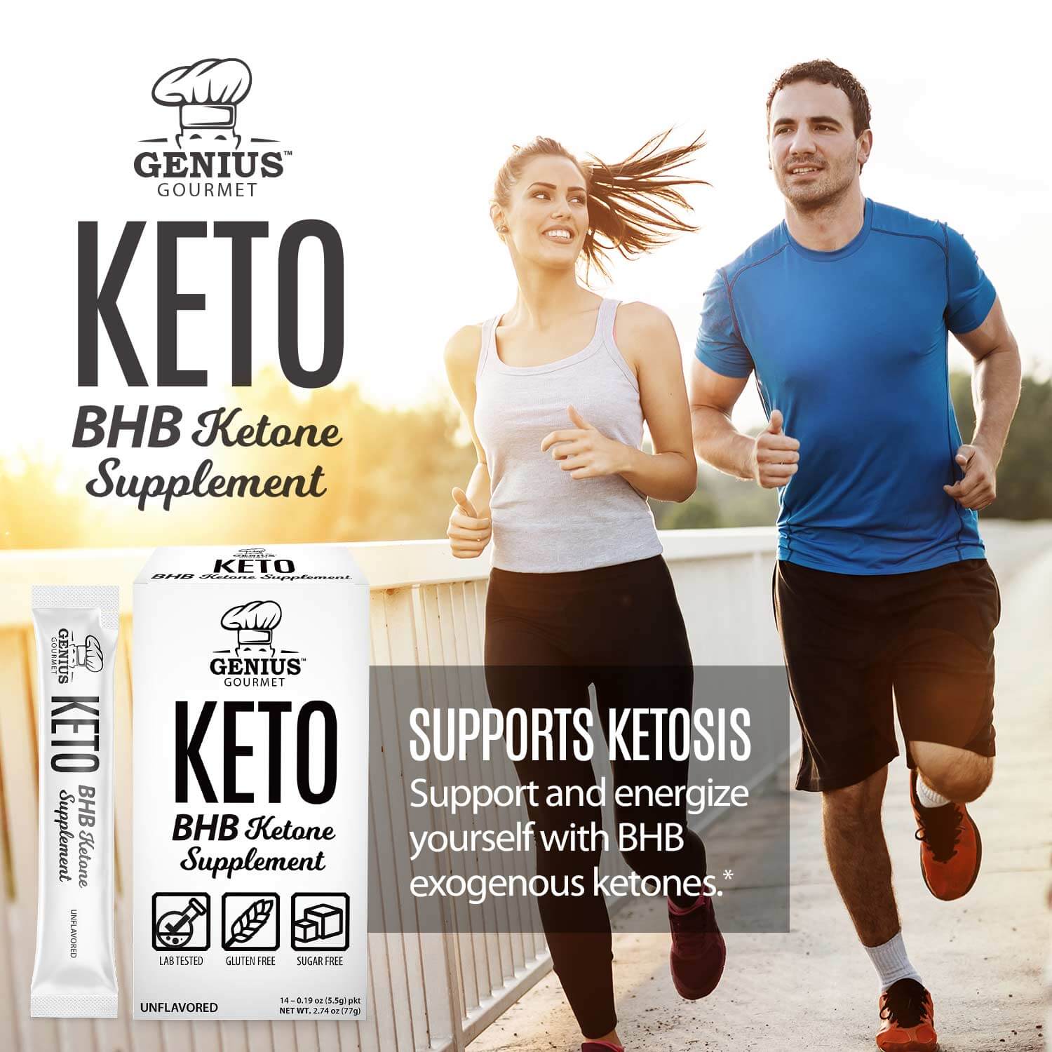 Keto Shake - Chocolate (FREE GIFT) - Genius Gourmet Inc