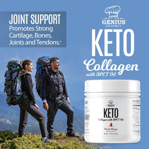 Keto Collagen with MCT OIL - Peach Mango