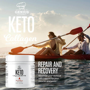 Keto Collagen with MCT OIL - Peach Mango