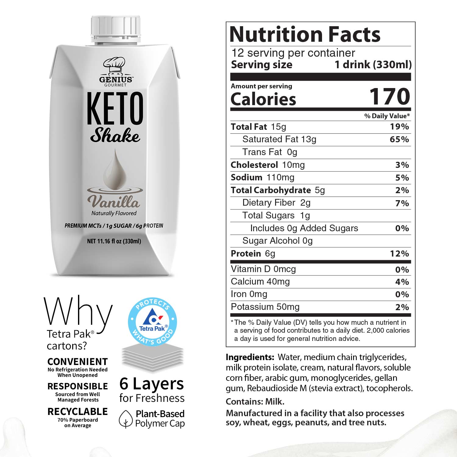 Keto Shake - Vanilla
