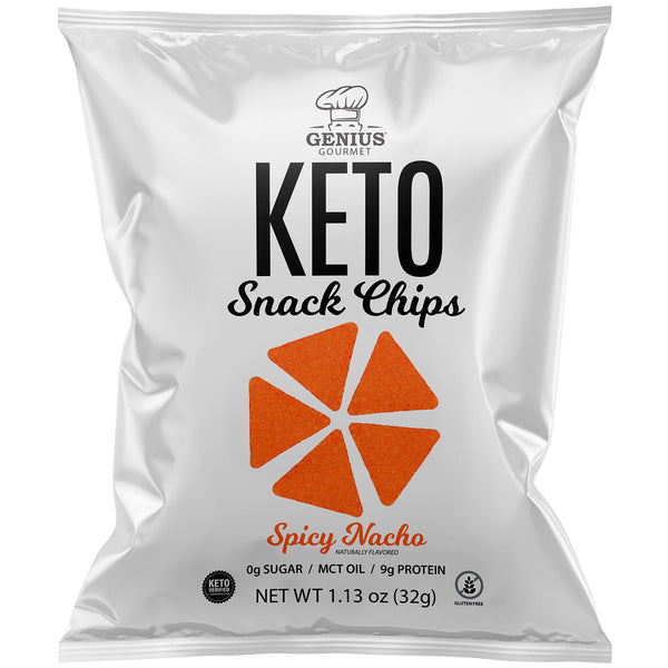 Keto Snack Chips - Spicy Nacho